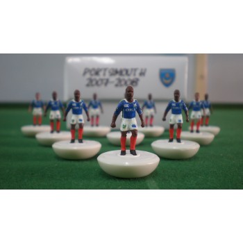 Subbuteo Andrew Table Soccer Portsmouth 2007-2008 on Classic Hasbro Bases